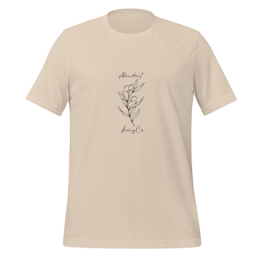 Abundant Living Olive  t-shirt